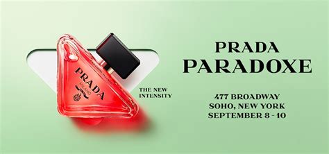 prada pop up nyfw|prada paradoxe intense nyc.